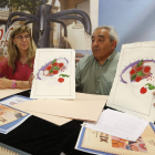 Camino Anzules y Ramón Villa, presentaron las obras. JESÚS