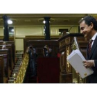 José Luis Rodríguez Zapatero en el segundo día del debate sobre el estado de la nación