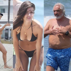 De izquierda a derecha, Eva Longoria, Emily Ratajkowski, Flavio Briatore y Makoke, en las playas.