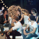 Nina, con algunos de los exconcursantes de 'Operación triunfo', en la tercera entrega de 'OT: el reencuentro' (TVE-1).