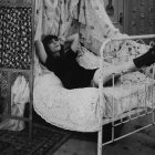 Imagen de una de las secuencias de una película de Asta Nielsen.