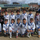 Formación del equipo de la Peña que participó en el torneo.