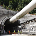 Túnel oeste de la Variante de Pajares.