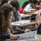 Alumnos de un instituto el año pasado.