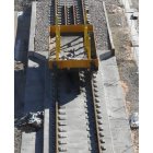 Avance de vías en la Variante, junto al túnel de La Pola de Gordón. MARCIANO PÉREZ