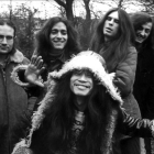 Los miembros de Can, en 1971, con el batería Jaki Liebezeit (segundo por la izquierda).