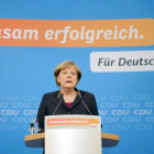 Merkel anuncia los ministros de su partido, la CDU.
