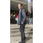 Basagoiti, a su llegada a la cita con el lendakari.