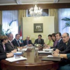 El lendakari Patxi López presidió la primera reunión del Consejo de Gobierno vasco en Vitoria