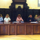 Un momento de la sesión celebrada ayer en el Ayuntamiento de Astorga.
