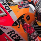 El catalán Marc Márquez, en su nueva Honda RC213V.