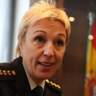 María Marcos, comisaria de policía de León