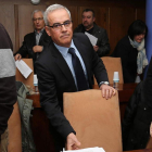 Juan Elicio Fierro, en el último pleno, el de la discordia.