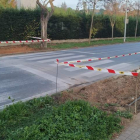Nuevo paso en la avenida del Canal del barrio de Compostilla. DL