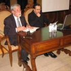 Martín Martínez y Miguel Ángel González, en la conferencia de ayer