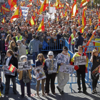Concentración organizada por la asociación Voces contra el Terrorismo en Madrid.