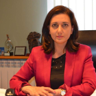 Alicia Gallego, ayer en su despacho del Ayuntamiento. MEDINA