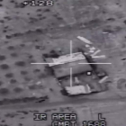 Imagen de un ataque aéreo a posiciones terroristas. EFE