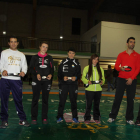 Los cintos con las hebillas de plata en manos de sus campeonas y campeones del LXX Provincial.