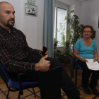 Manuel Martínez y Mercedes Martínez, en la sede.