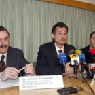 Varios responsables de la Sociedad de Alergología durante la presentación del estudio