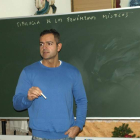El profesor de filosofía Benito García Guerrero en Cistierna.