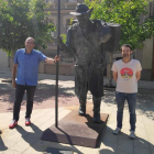 Juan Carlos Pérez y Esteban García durante la presentación. A. R.