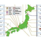 Plantas nucleares en Japón.