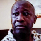 Captura de vídeo del canal TCI que muestra al presidente saliente, Gbagbo, tras su captura.