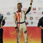 Rodrigo González, a la izquierda como subcampeón de España. DL