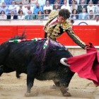 Imagen de archivo de una corrida de toros.