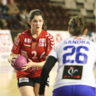 Tati Lozano, en un partido con el Cleba esta temporada.