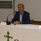 El presidente de la AECC en Castilla y León, Serafín Olea