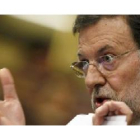 Rajoy, durante su intervención