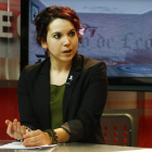 Sofía Delgado ayer en El Filandón del Diario de León
