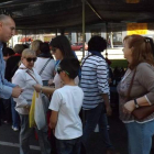 Diez estuvo ayer en el rastro, antes de ir a la Feria del Libro.