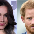 El príncipe Enrique y su novia, la actriz Meghan Markle.