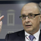 Montoro, ministro de Hacienda, deduce que la reducción del negocio empieza a atenuarse.