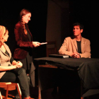 Una escena de la obra que hoy se representa en el Teatro San Francisco para sensibilizar en salud mental. DL