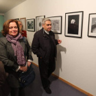 Un momento de la presentación de las dos muestras en el Campus. L. DE LA MATA