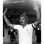Zoco, con la camiseta del Madrid, club en el que se convirtió en uno de sus referentes históricos.