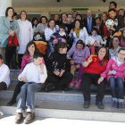 Los alumnos de educación especial de Cosamai también disfrutaron de la presencia de Del Bosque.