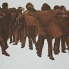 Imagen de la obra del artista Juan Genovés «El abrazo», de 1976