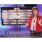 La pitonisa Esperanza Gracia, con los 12 horóscopos, en el vídeo viral de Netflix.