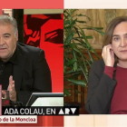 Antonio García Ferreras entrevista a Ada Colau en el especial informativo de La Sexta sobre la jornada el 1-O.