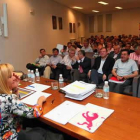 Imagen de un reciente comité ejecutivo del PP leonés.