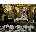 Acto religioso en Granada.