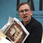 Tim Roth, ayer en el Festival de San Sebastián.