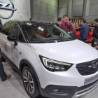 Presentación del nuevo Opel Crossland X en Ginebra.