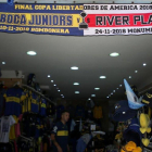 La bufanda conmemorativa del Superclásico de la Libertadores